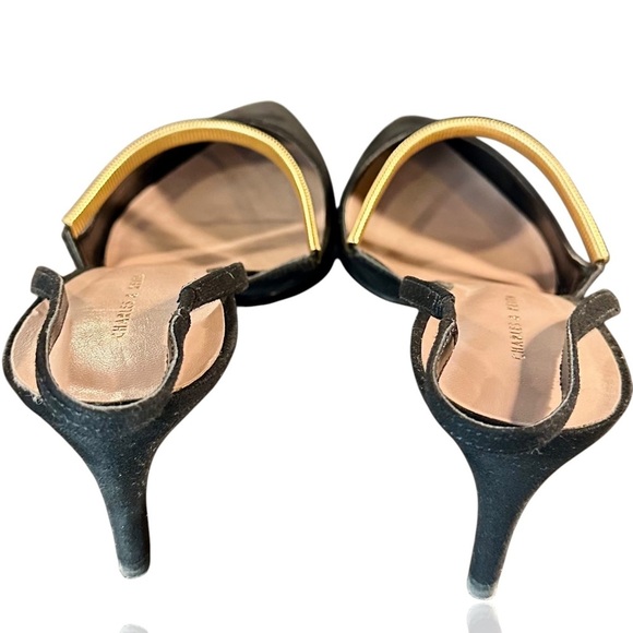 NWOT Charles & Keith ‘Gold Mary Jane Strap Textured Slingback Heels’ Sz 11 - Picture 9 of 16